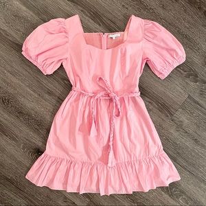 English factory puff sleeve dress